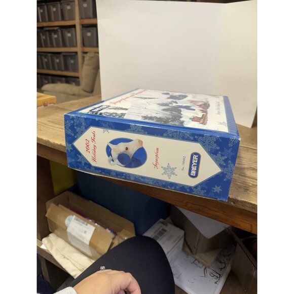 NIB 2002 Breyer Sugarplum & Peppermint Holiday Foals The Snow Day Set #700402 - Picture 4 of 13